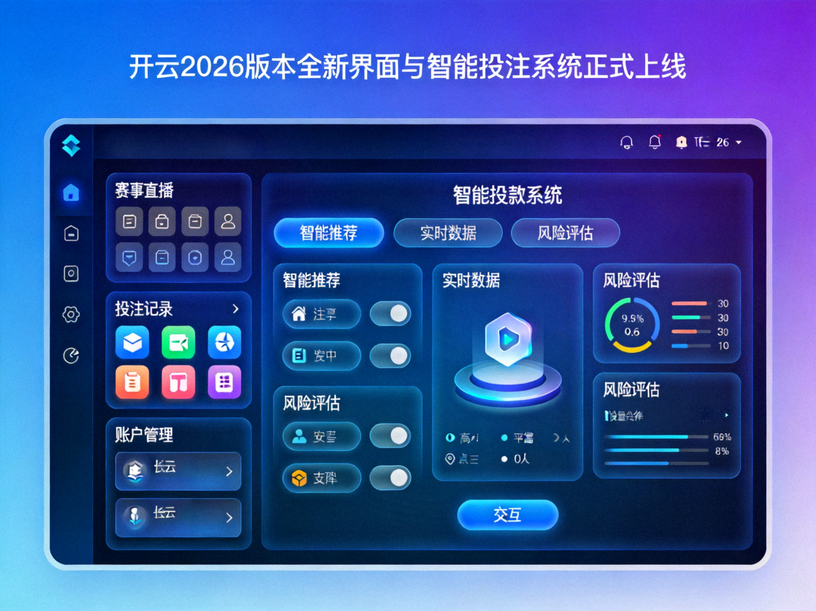 开云2026版本全新界面与智能投注系统正式上线展示图