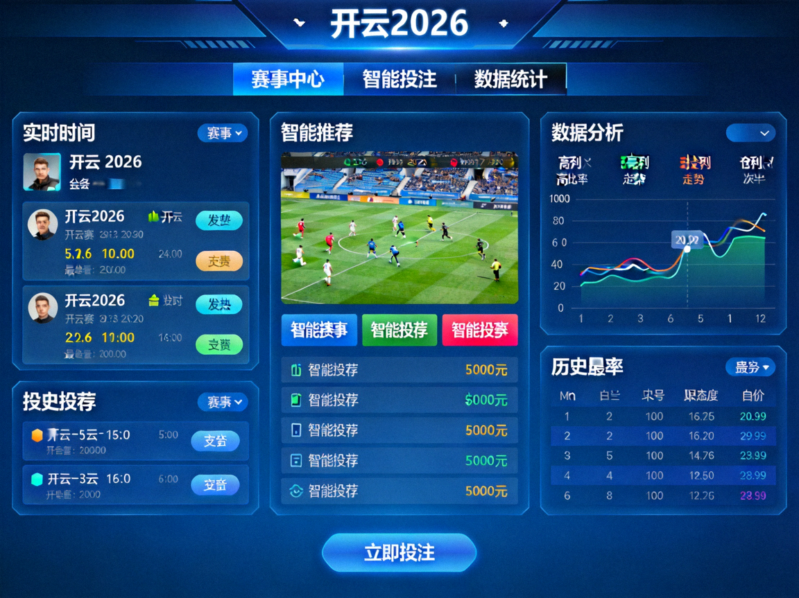 开云2026全新界面与智能投注系统展示