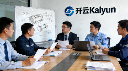 开云Kaiyun核心管理团队与技术人员讨论产品方案