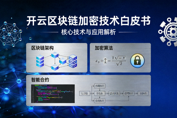 开云区块链加密技术白皮书封面与核心概念图