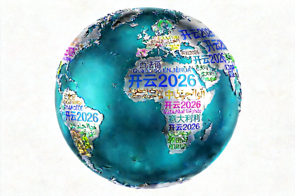 开云2026全球多语言版本，覆盖12种语言的地球图案