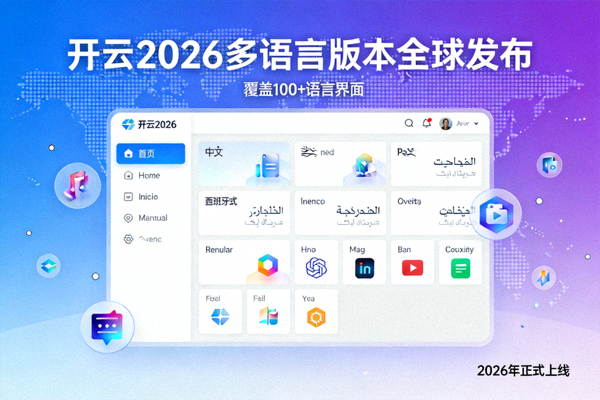 开云2026多语言版本全球发布，覆盖多种语言界面