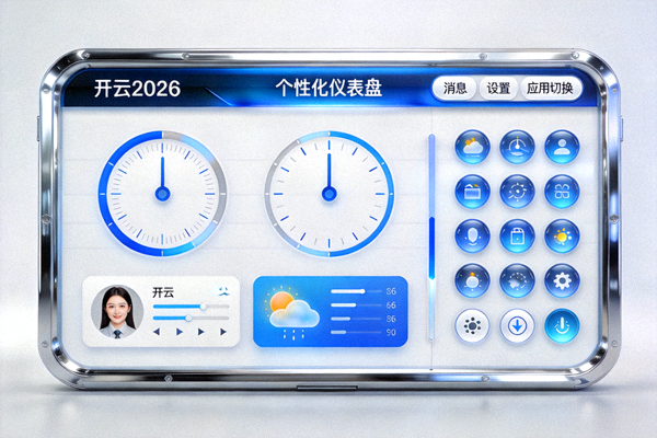 开云2026全新智能界面设计，展示个性化仪表盘与快捷操作