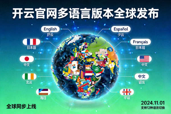 开云官网多语言版本全球发布示意图