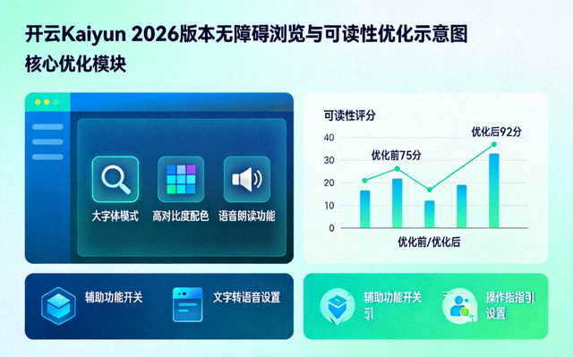 开云Kaiyun 2026版本无障碍浏览与可读性优化示意图