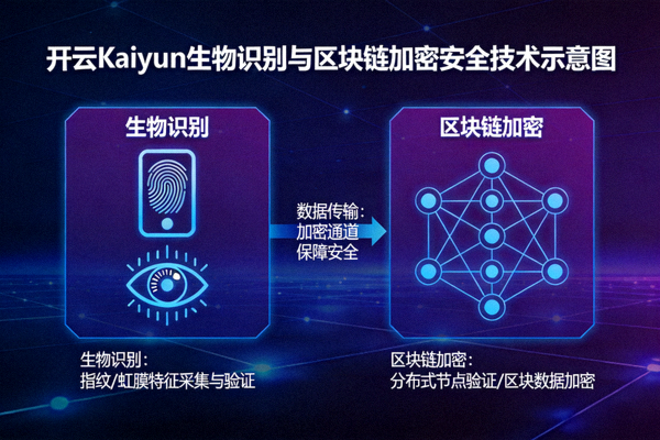 开云Kaiyun生物识别与区块链加密安全技术示意图