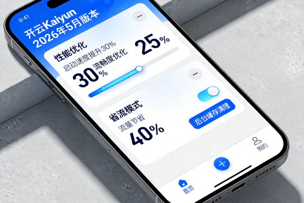 开云Kaiyun 2026年5月版本移动端性能优化与省流模式界面