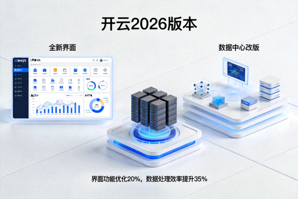 开云2026版本全新界面与数据中心改版展示图