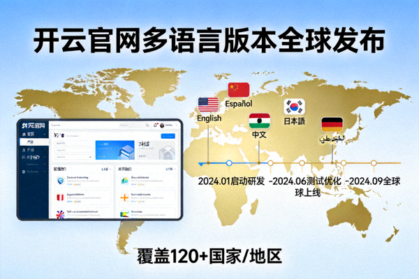 开云官网多语言版本全球发布示意图