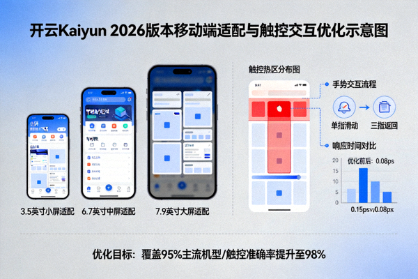 开云Kaiyun 2026版本移动端适配与触控交互优化示意图